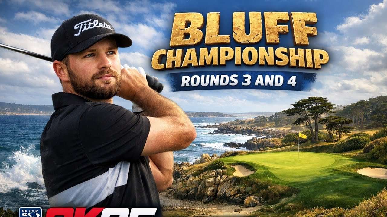 Maintaining the Lead! |PGA Tour 2K25 MyCareer Bluff Championship Rounds 3 & 4 #pga2k25 
