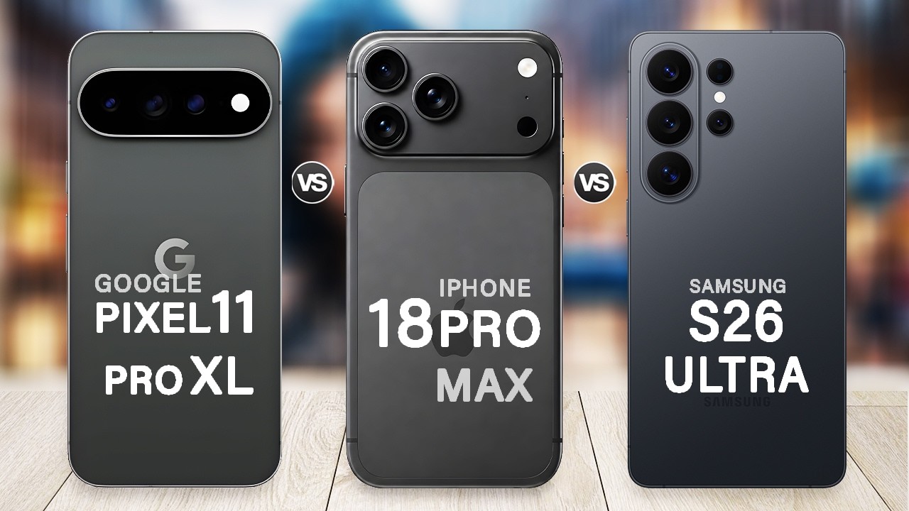 Google Pixel 11 Pro XL Vs iPhone 18 Pro Max Vs Samsung S26 Ultra