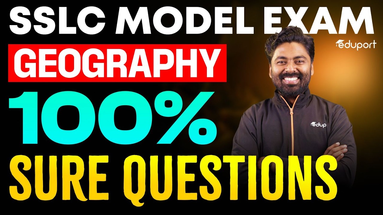 SSLC Geography 100% Sure Questions | Eduport