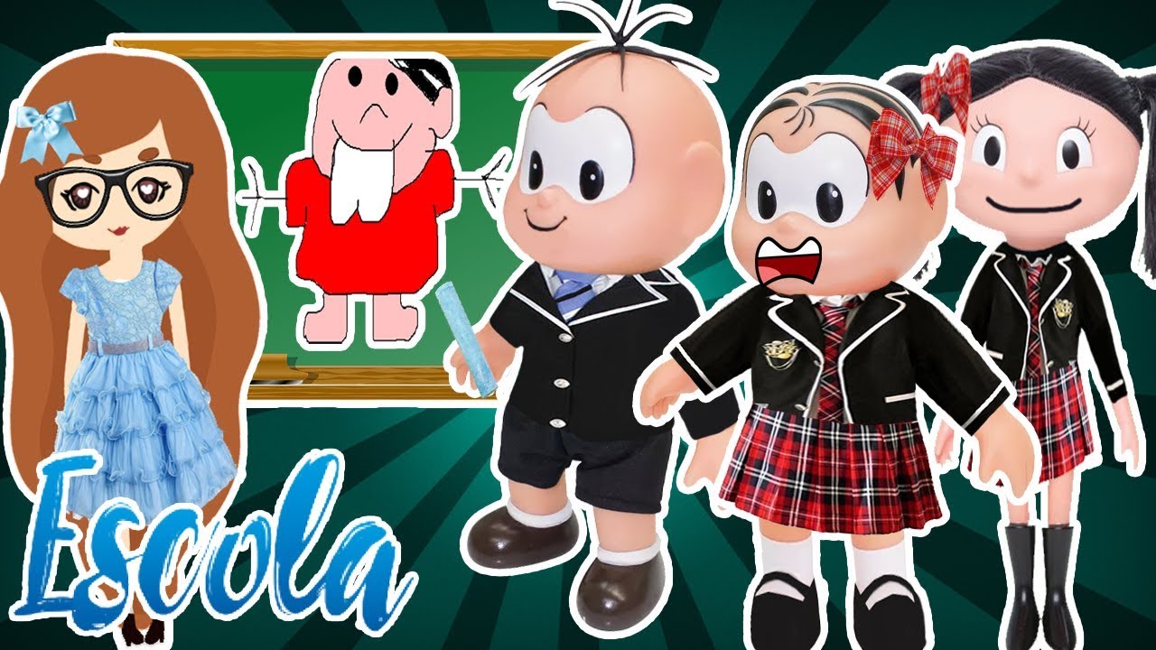 Primeiro dia de aula com Turma da Mônica e Show da luna