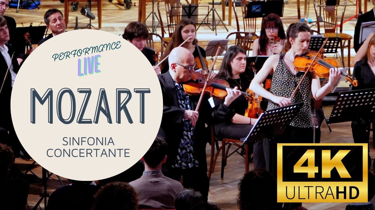 Mozart Sinfonia Concertante (live concert, Lugo) 4k 莫扎特《交响协奏曲》现场4K超清版