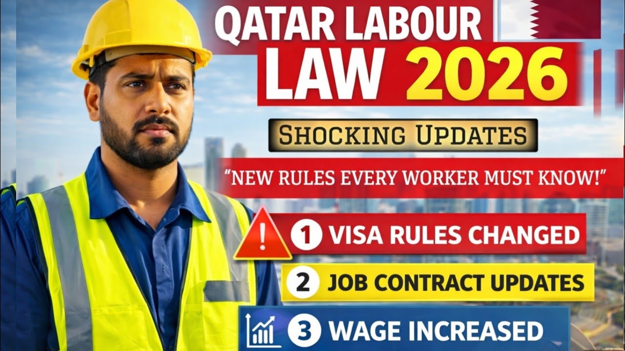 Qatar Labour Law 2026 | Visa for Indians | Qatar Visa New Rules