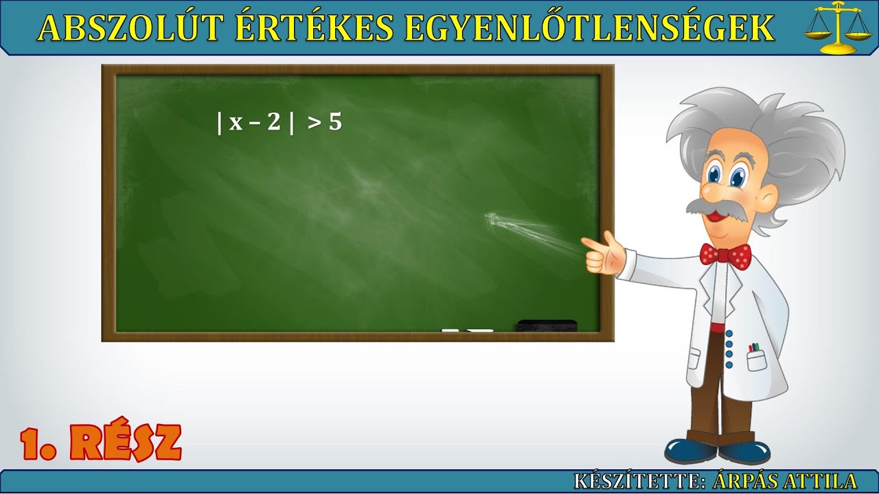 ABSZOLÚT ÉRTÉKES EGYENLŐTLENSÉGEK (1. RÉSZ)