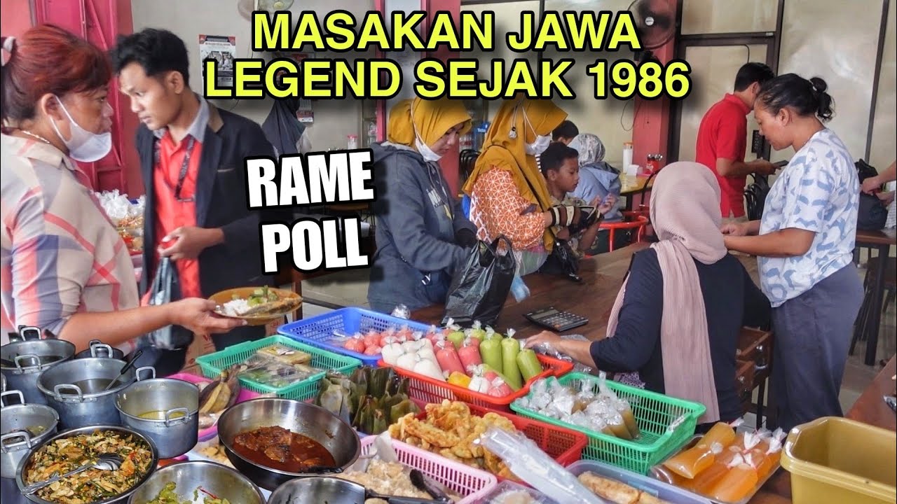 LEGEND SEJAK 1986 !! MASAKAN JAWA PALING RAME FAVORIT DI KARTASURA !!