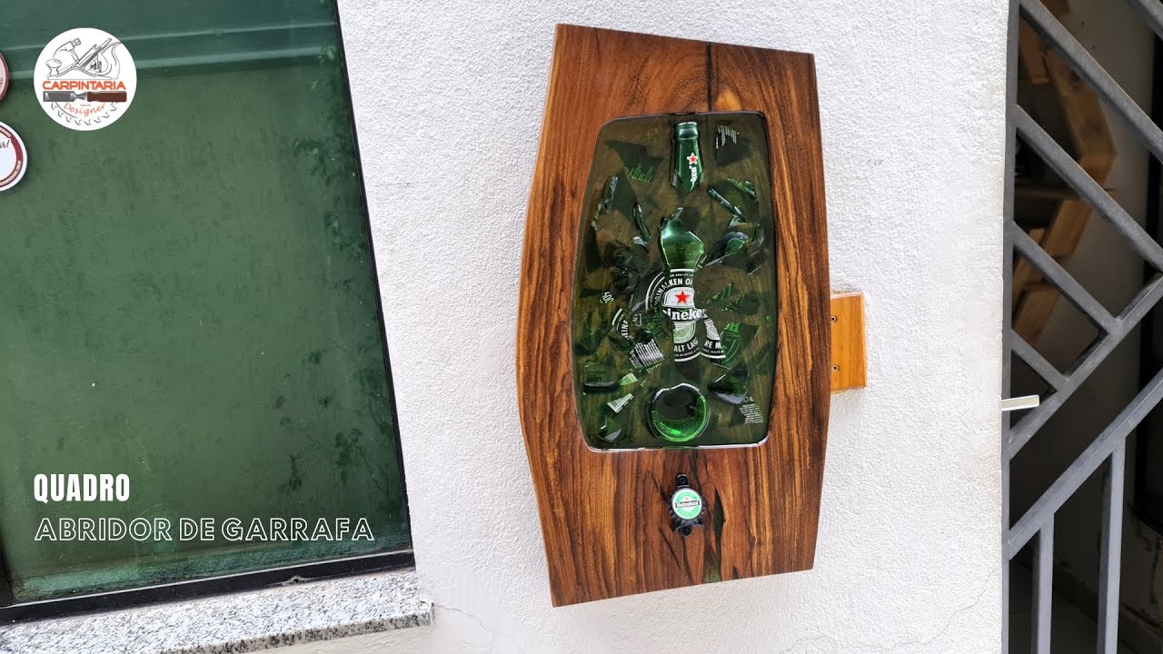 QUADRO ABRIDOR DE GARRAFA - PASSO A PASSO COMO FAZER