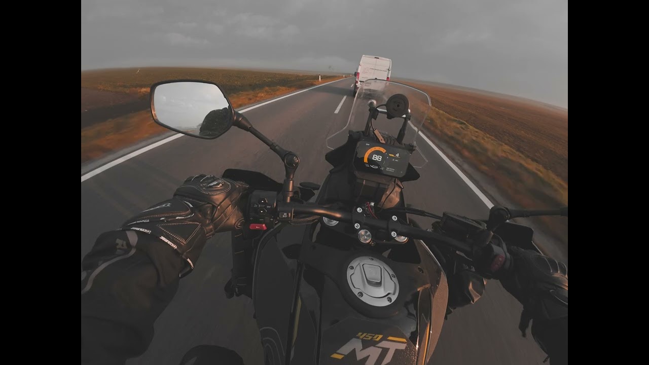 CF Moto 450 MT Autumn ride & CInematic pure sound