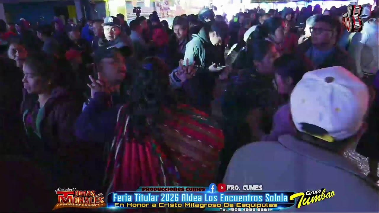 BAILE SOCIAL DE FERIA TITULAR ALDEA LOS ENCUENTROS RINDIENDO HOMENAJE AL MILAGROSOSEÑORDE ESQUIPULAS