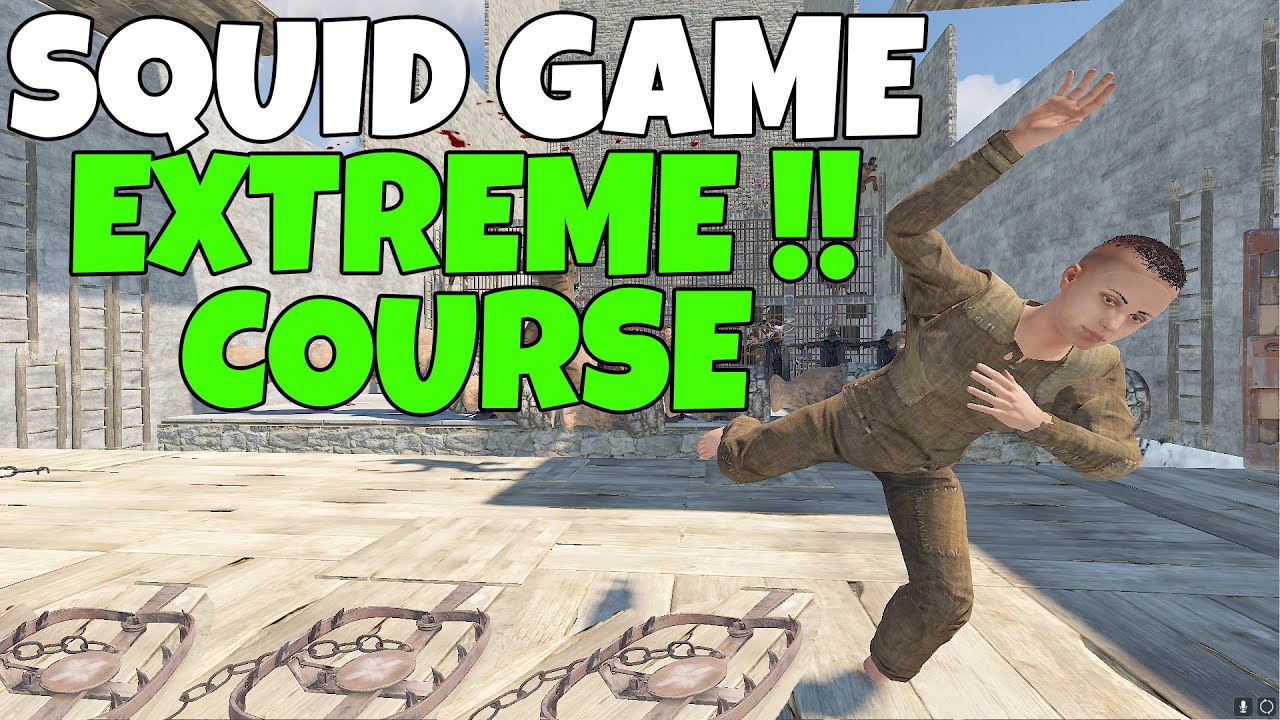 RUST | EXTREME SQUID GAME OBSTACLE COURSE ! *Hardest So Far *