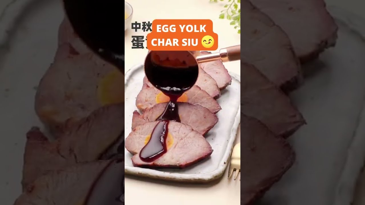 How To Make Porked Stuff Salty Egg Yolk Char Siu😍