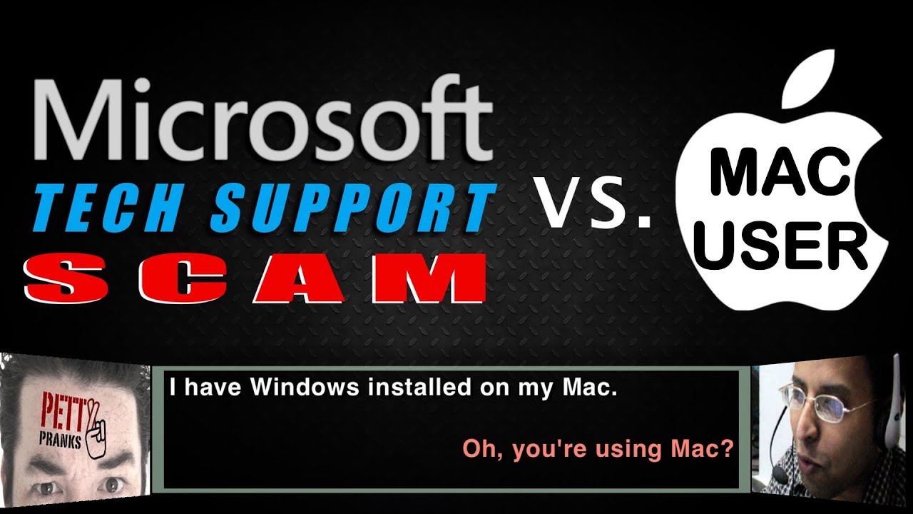 Windows Tech Support Scam gets Owned by Mac User