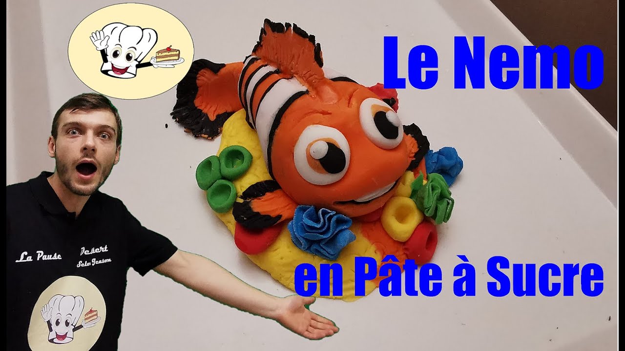 COMMENT réaliser  NEMO en PÂTE à SUCRE 🍭🍬🧁🍰