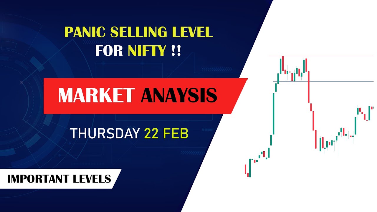 22 FEB Thrusday Market Analysis || PANIC SELLING LEVEL FOR NIFTY | TWV FINANCE