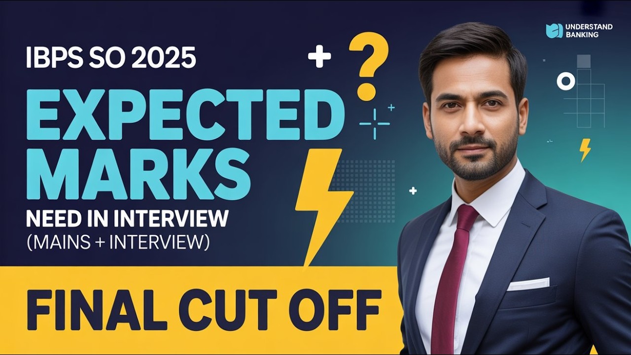 🔥IBPS SO 2025 FINAL Cut Off | CATEGORYWISE Marks REVEALED! Is Your Mains Score Enough for Selection?