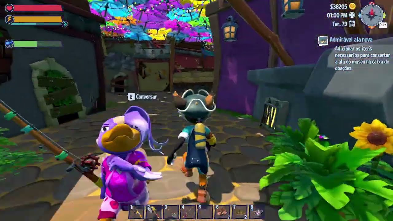 O MUSEU FICOU GIGANTE E EU ME PERDI! 😂 + COLOQUEI LIXEIRAS NA ILHA TODA! Critter Cove ep 30 pt br