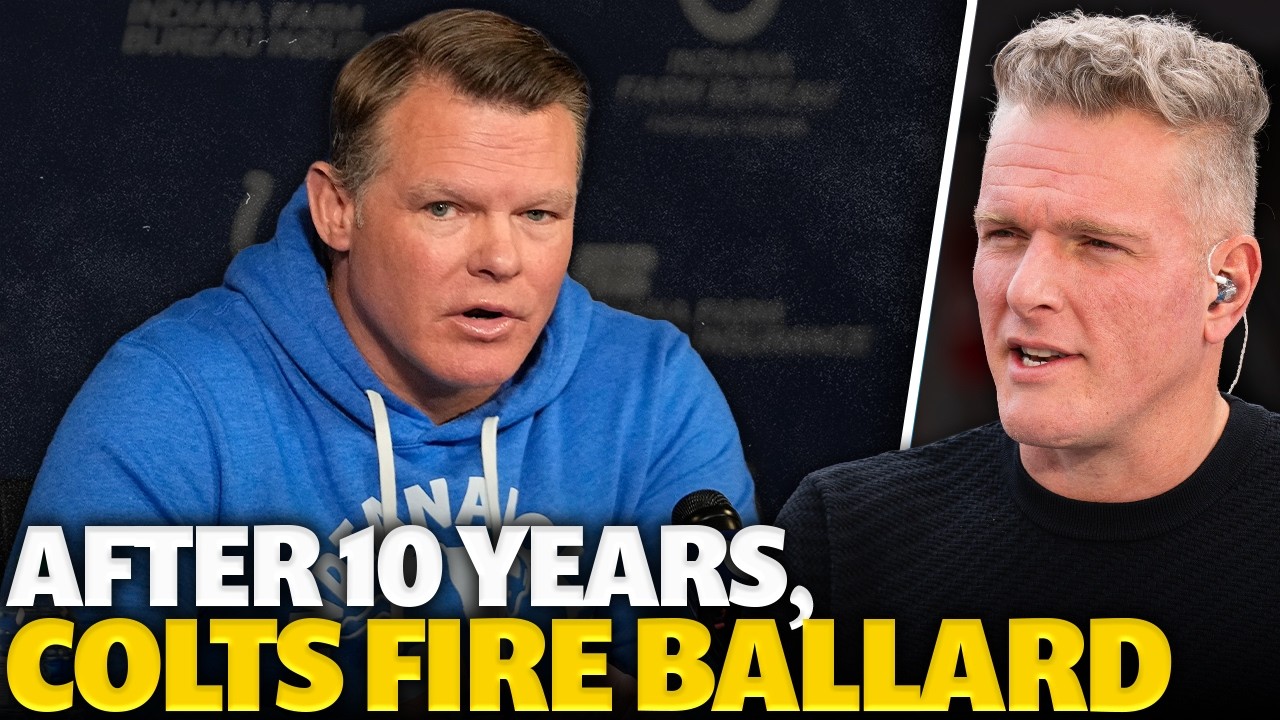 Pat McAfee Reacts To The Colts Firing GM Chris Ballard After 10 Years