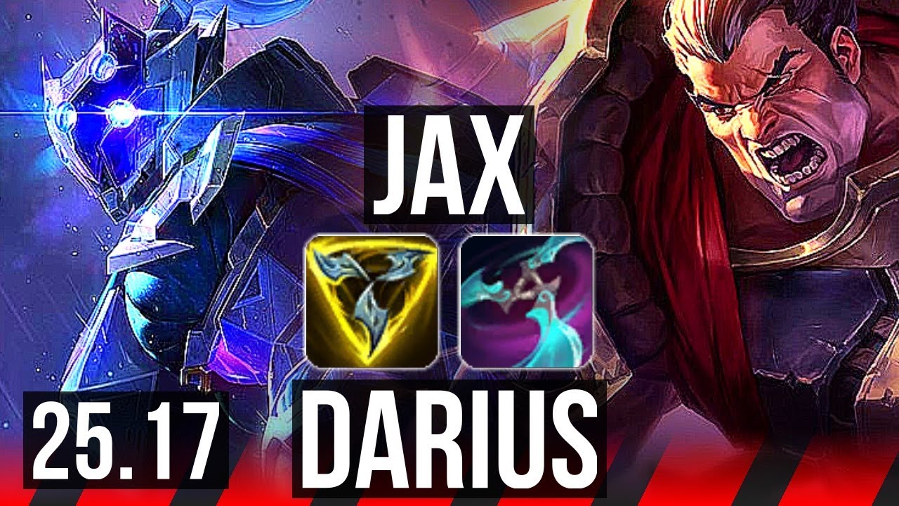 JAX vs DARIUS (TOP) | KR Master | 25.17