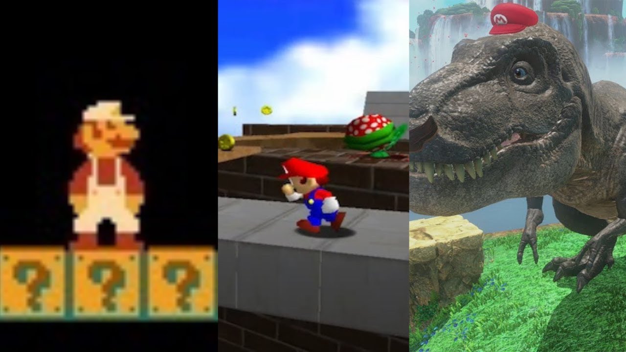 Evolution of Second Levels in Mario Games (1985-2022)