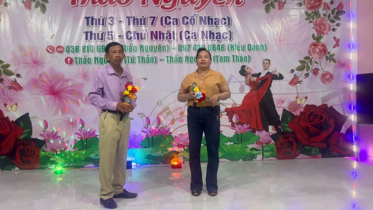 Hoài Dủng & thanh Thúy trình bày ca khúc người tình trên chiến trận 