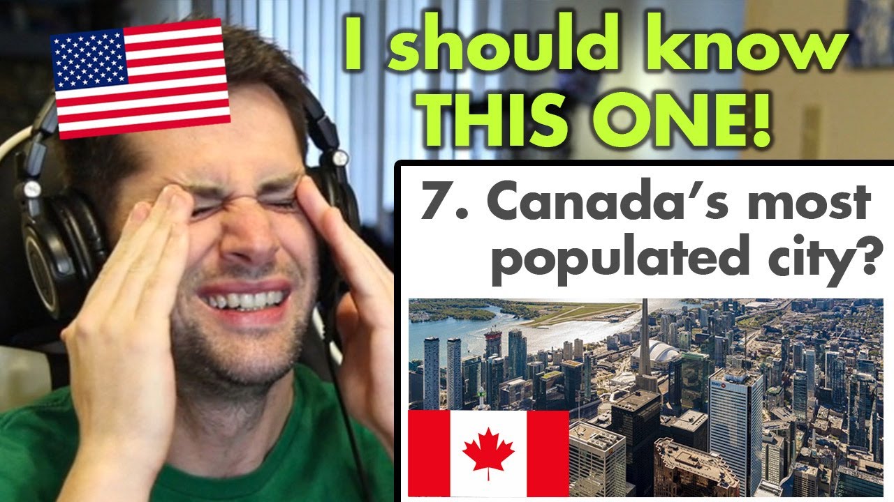 American Attempts a Canadian Trivia Quiz | 20 Questions About Canada