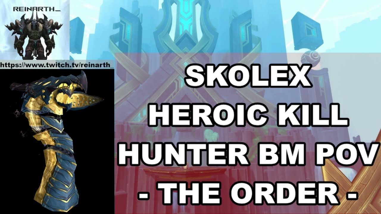 HC Skolex Kill - Hunter BM POV - Heroic Sepulcher 9.2 - The Order Nemesis