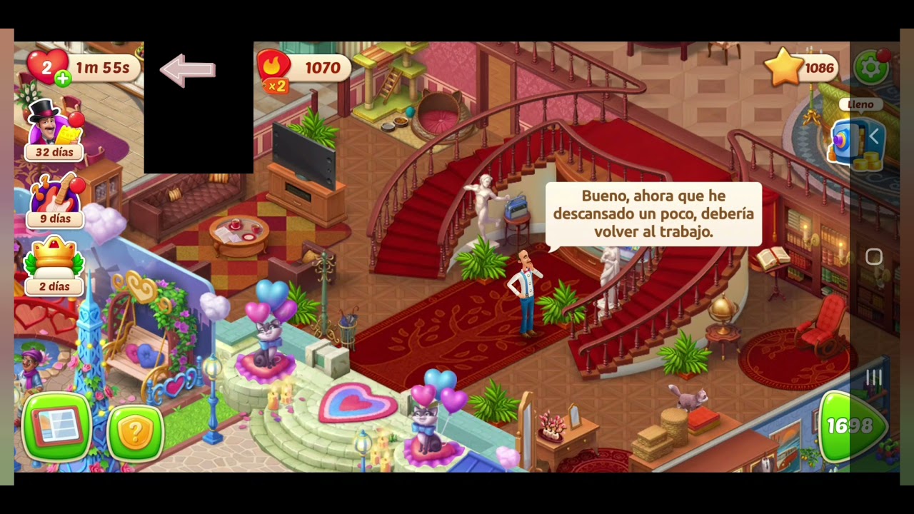 Como hacer vidas infinitas en Homescapes ver4.4.2
