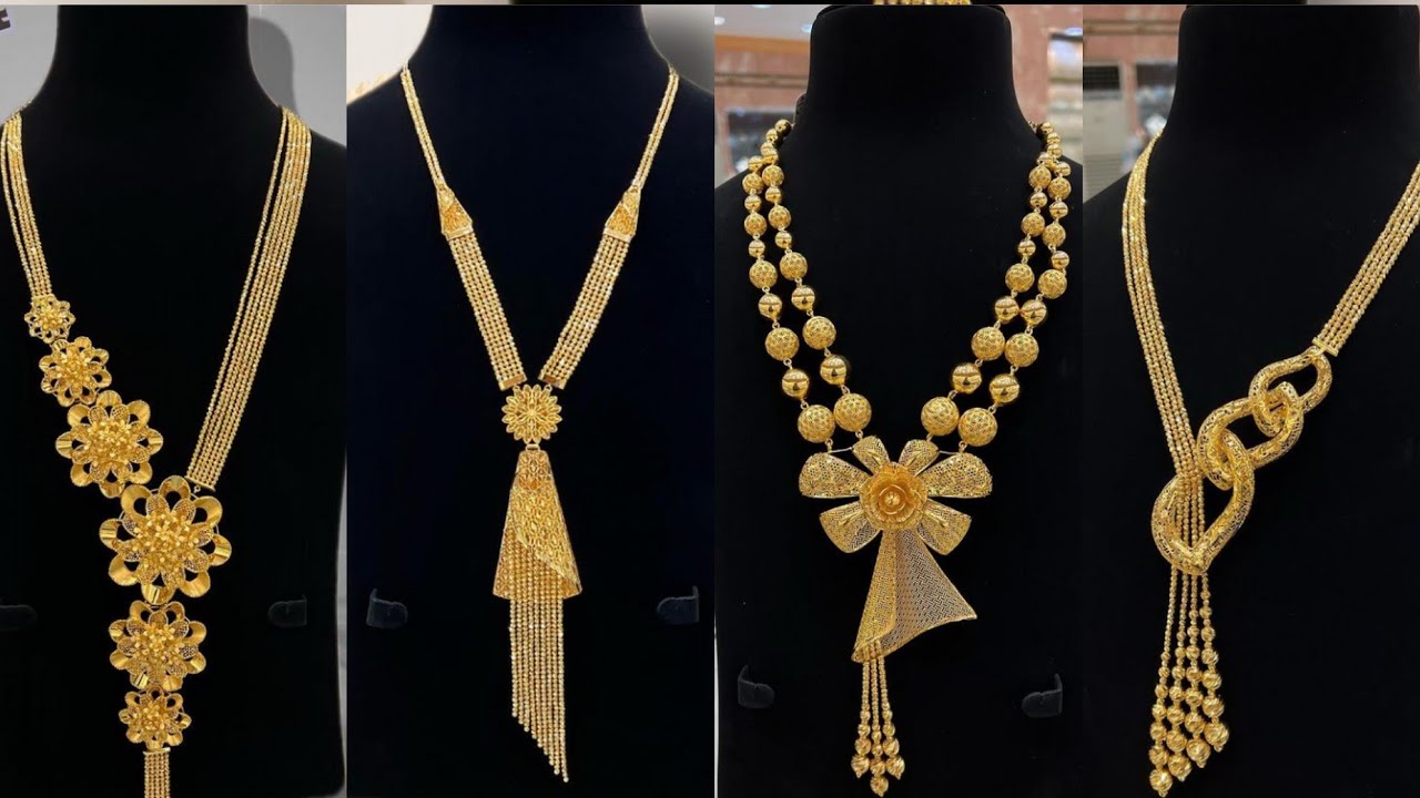Unique Gold Necklace set Design Collection 2022/Gold Choker/Gold chain Designs/Sone ka haar/Mala set