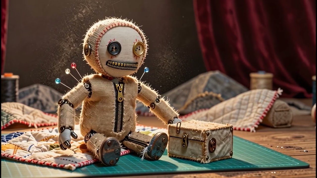Stitched and Zipped - What happens when your world begins to fray? Surreal AI Art Music Video