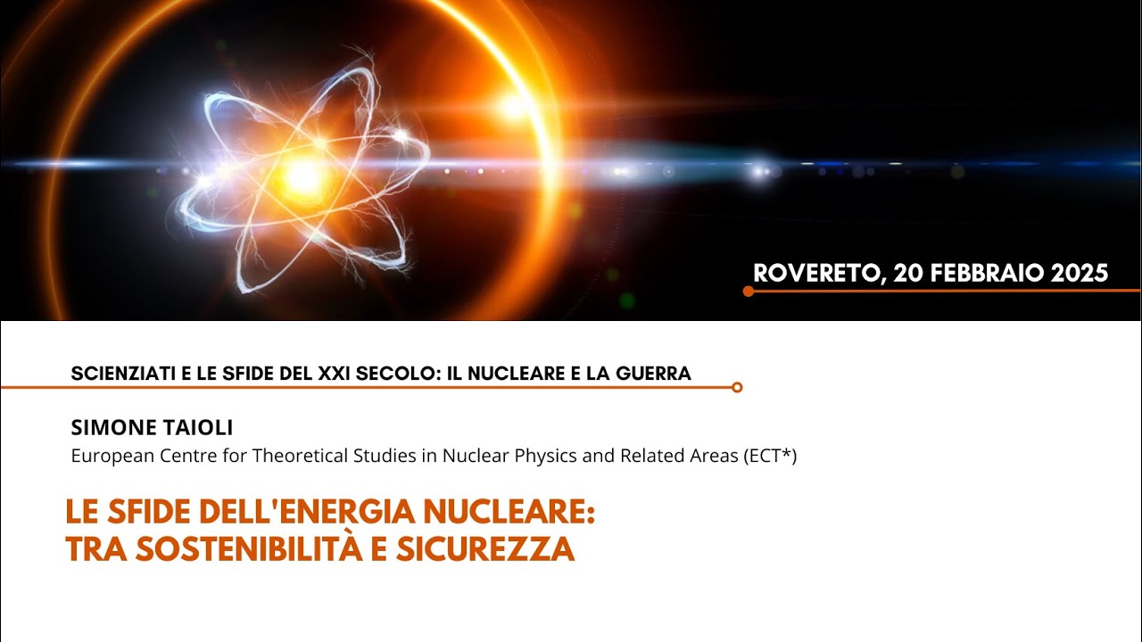 LE SFIDE DELL'ENERGIA NUCLEARE: TRA SOSTENIBILIT&Agrave; E SICUREZZA | Simone Taioli