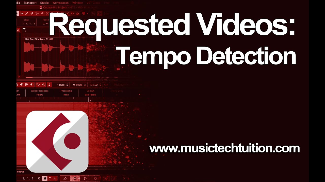 Видео по запросу: Определение темпа в Cubase