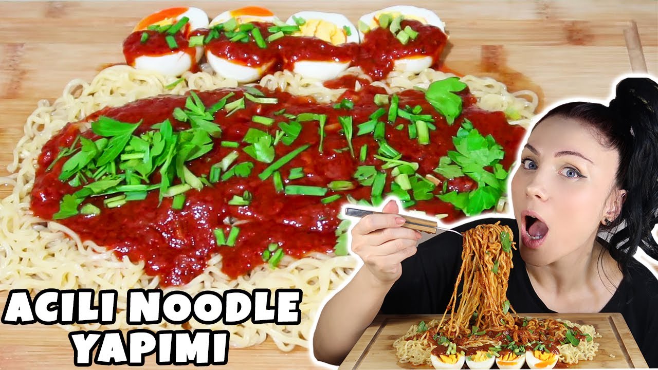 ACILI SALÇALI SOSLU NOODLE TARİFİ