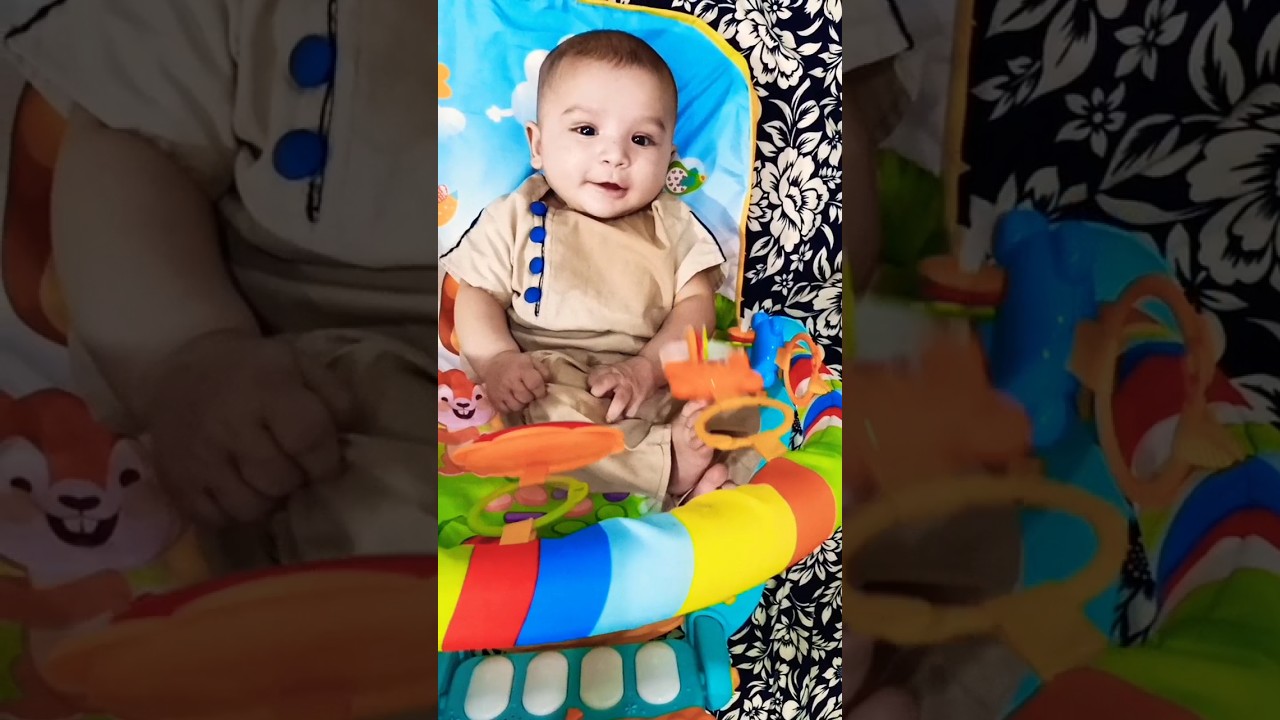 Gift from khala Jan🥰musical play gym for baby|piano fitness rack|piano gym play mat 