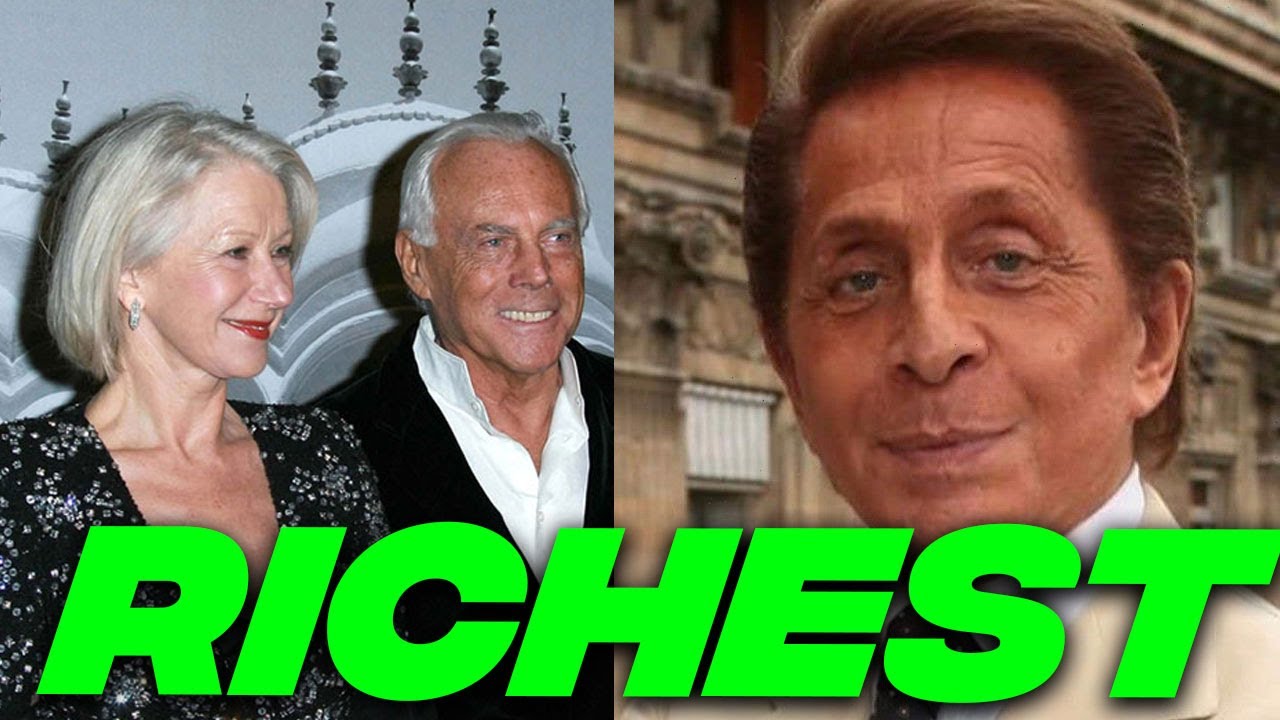 THE 5 RICHEST ITALIAN FASHION DESIGNERS! 2022 RANKINGS
