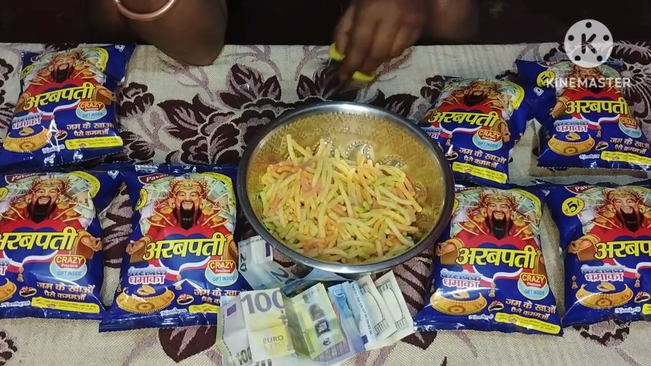 Gift gift pack in boxing paise wala kurkure gift pack open arabpati gift pack RC bike lazer light ki