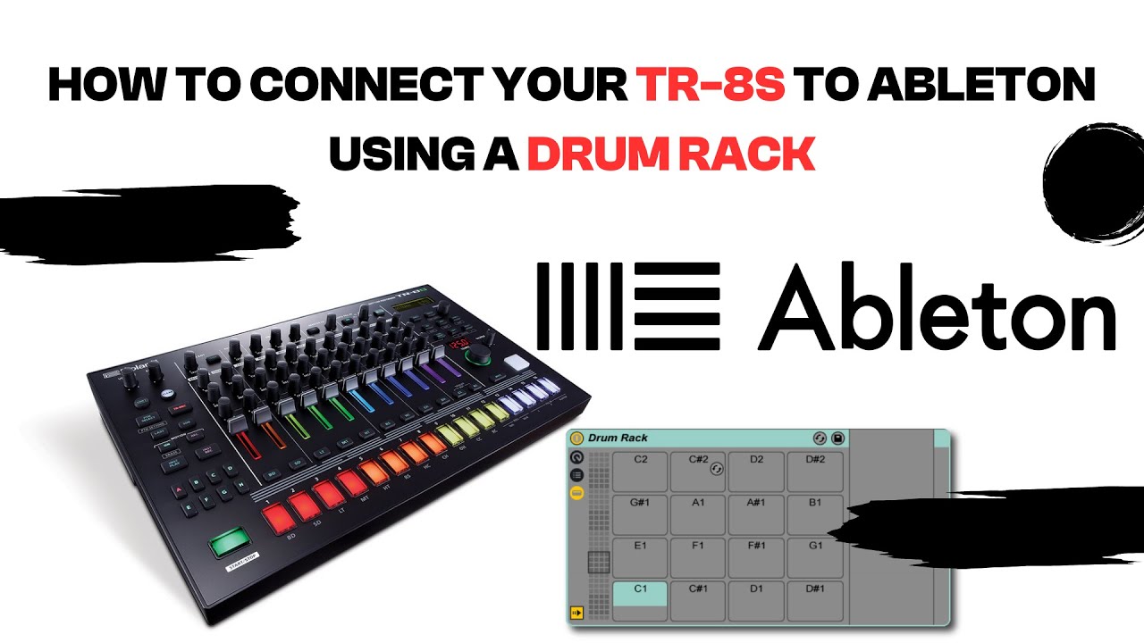 How to connect your Roland TR8-S to Ableton with a DRUMRACK