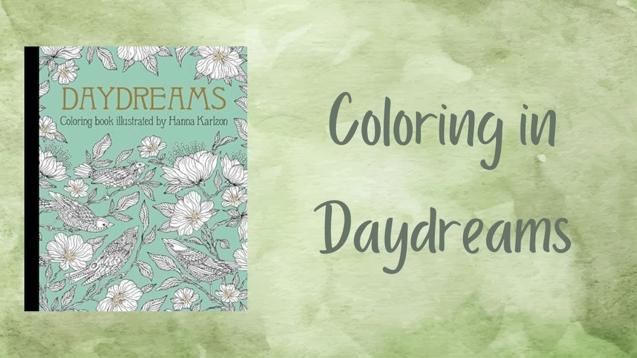 LIVESTREAM | Old Post Cards | Coloring in Daydreams | Two Color Prompt | Koh-I-Noor Polycolor