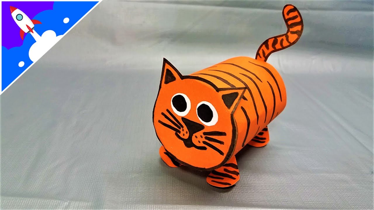 Como fazer um tigre de papel