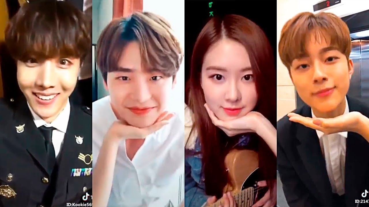 Ídolos de KPOP Usando Tik Tok