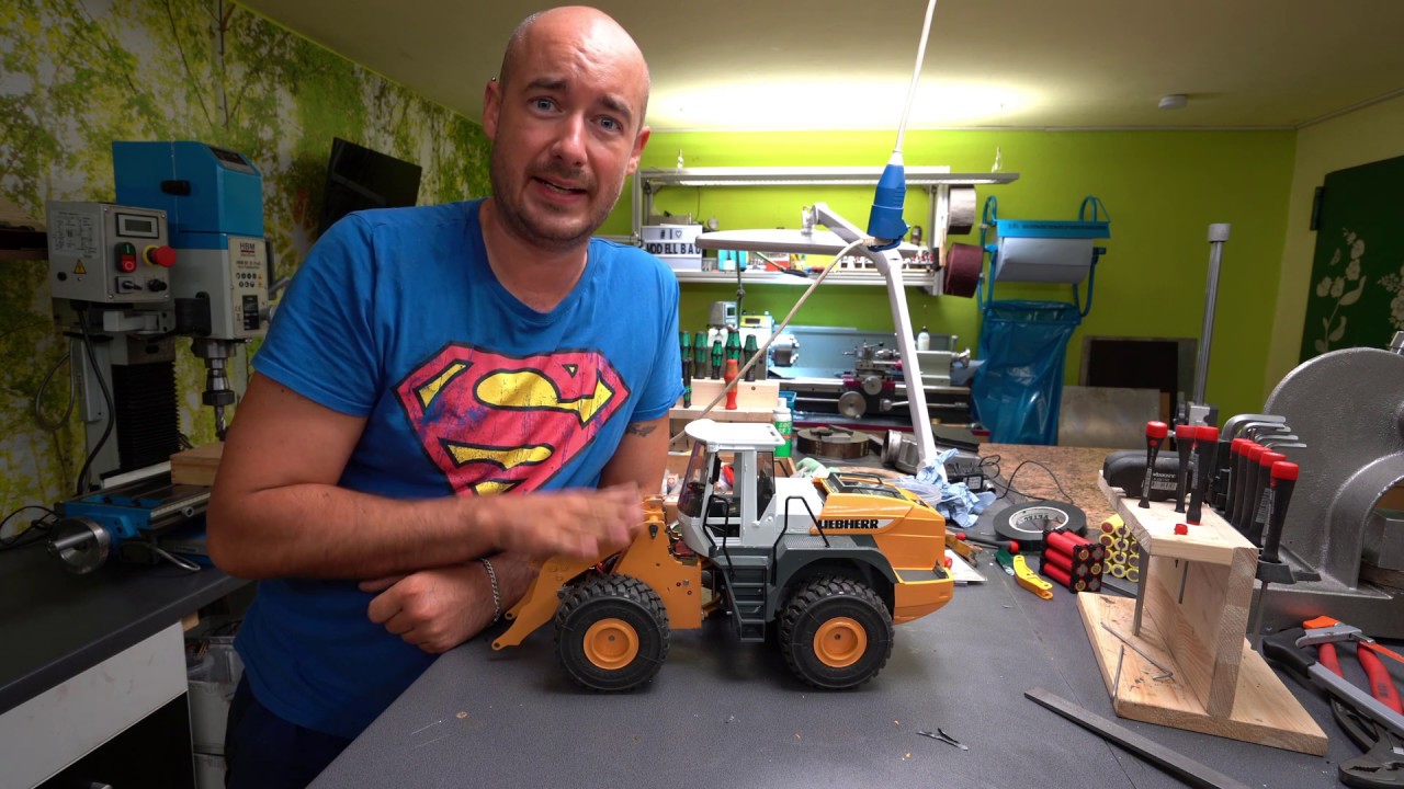 Bruder Radlader RC Umbau Teil 7: CTI Titan Zylinder zerlegen, umbauen, einbauen.