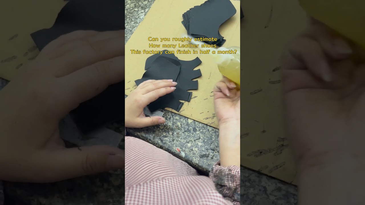 Shoe Lasting Process &ndash; The Secret to Perfect Fit!#ShoeFactory #ShoeManufacturing #HowShoesAreMade