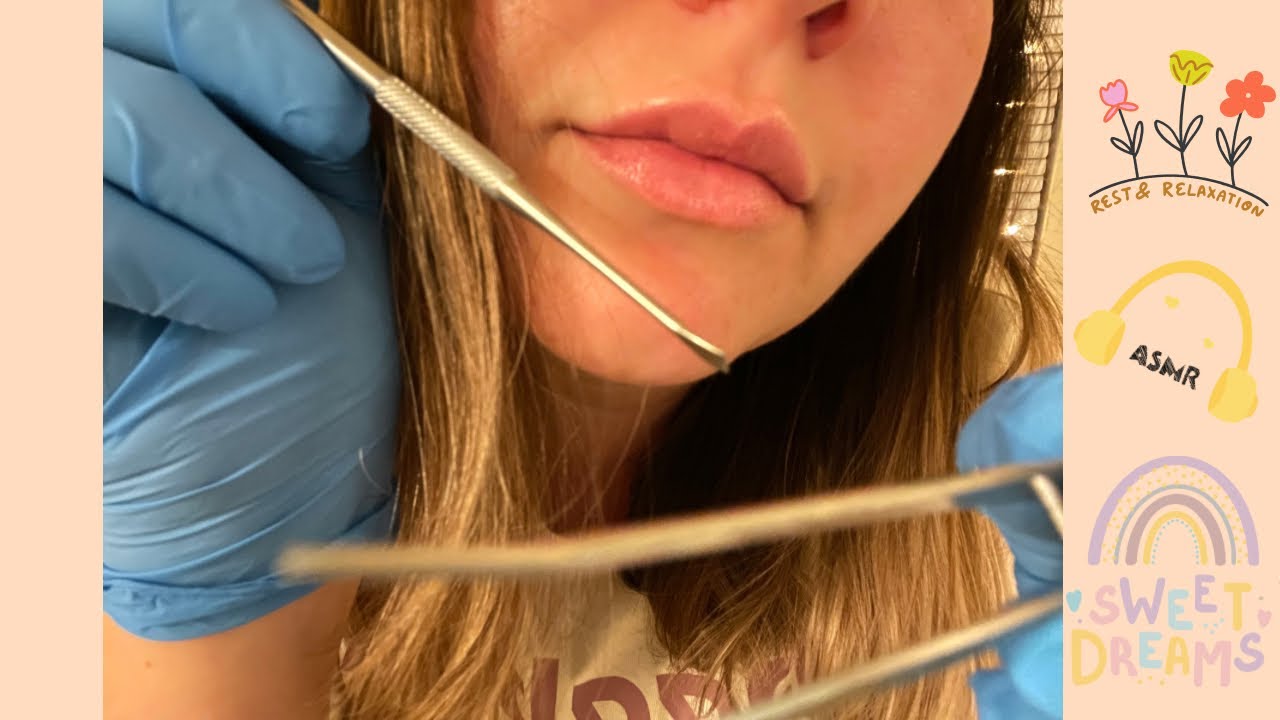 ASMR 👩🏼‍⚕️Pregled kod zubara 🌟#asmruloga #asmrnasrpskom
