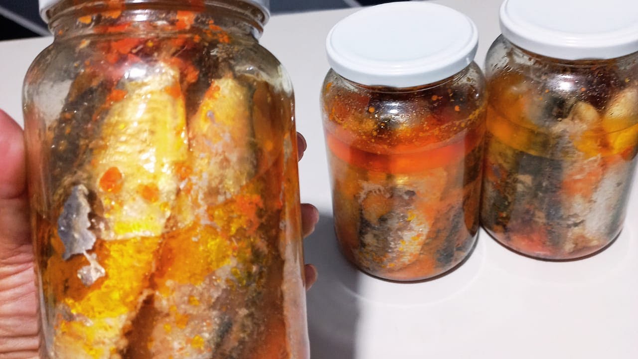 COMO FAZER SARDINHA EM CONSERVA DURA MAIS DE 2 ANOS - PREPARAÇÃO DE CONSERVA EM VIDRO .