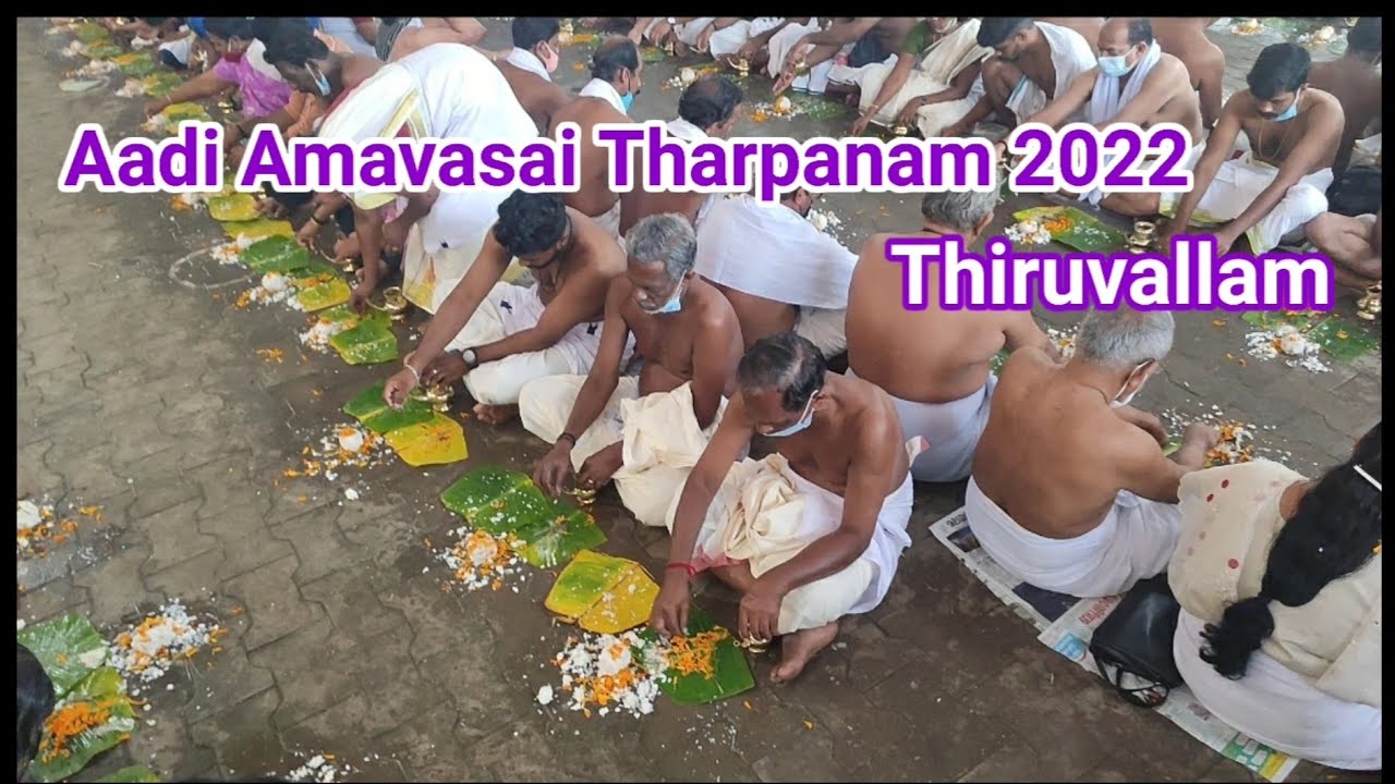 Aadi Amavasai bali Tharpanam 2022 / Thiruvallam / ஆடி அமாவாசை தர்பணம் / vavubali / Sunil Tcode