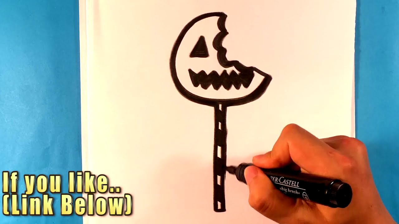 How to Draw Trick 'r Treat - Sam's Lollipop