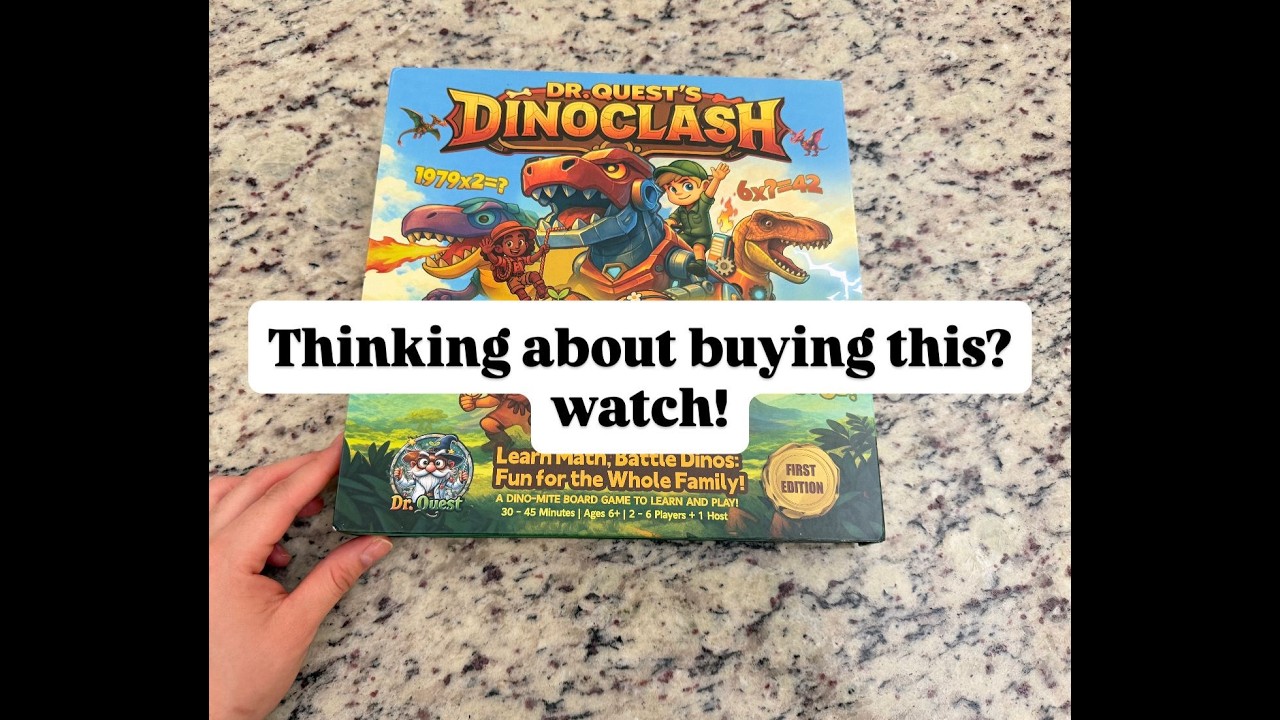 Dr Quest Dino Clash Math Game for Kids Ages 6-10 Fun Learn