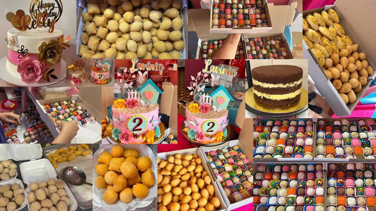 VIVENDO APENAS DA CONFEITARIA/KIT FESTA/Doces,bolos e salgados/nosso delivery...