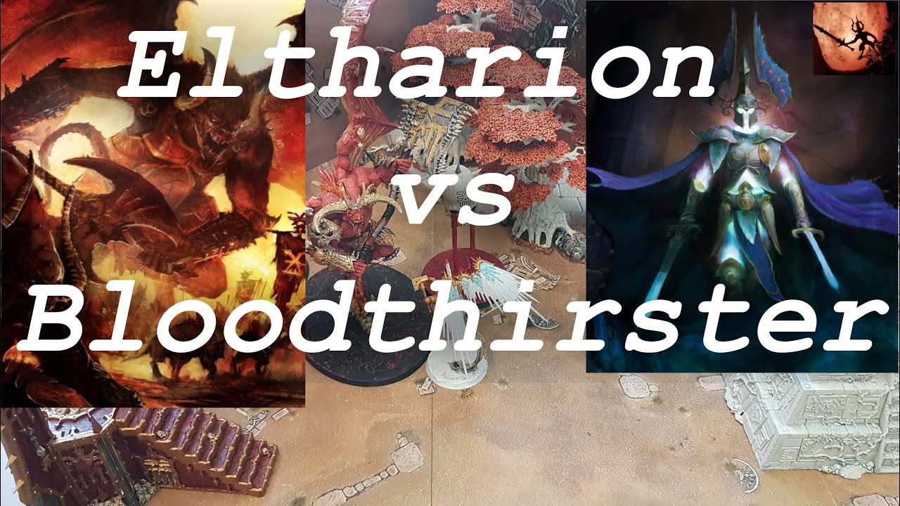 Eltharion vs Bloodthirster of insensate Rage Death Match battle report