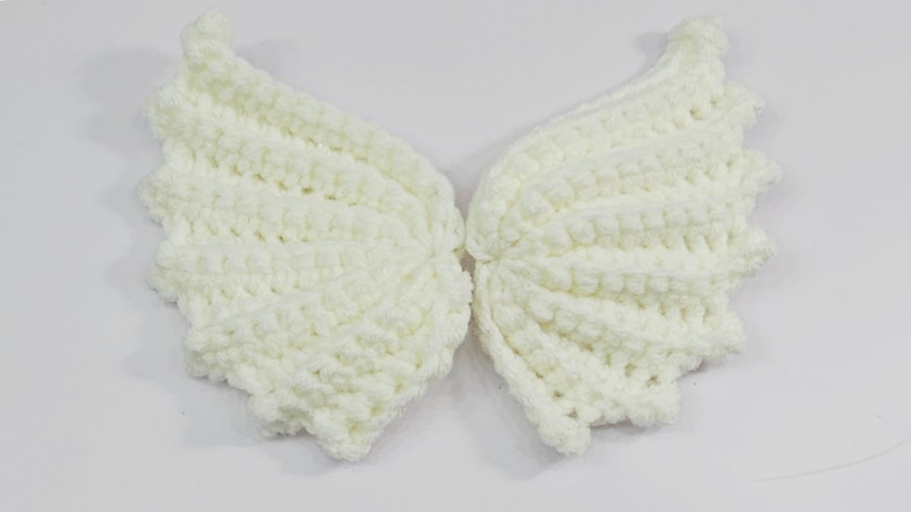 #CROCHET súper fácil Alas de ángel 👼 ❤️‼️