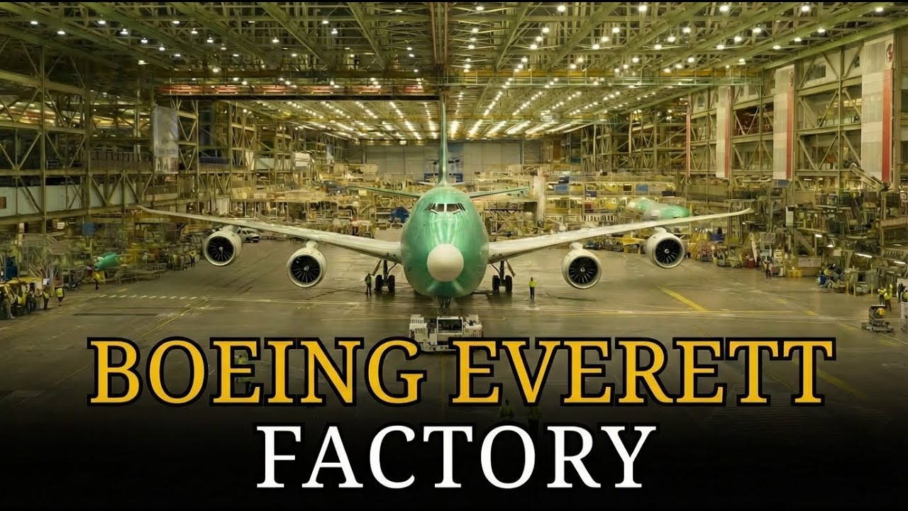 Inside the Boeing Everett Factory: How the 747 Almost Destroyed Boeing!