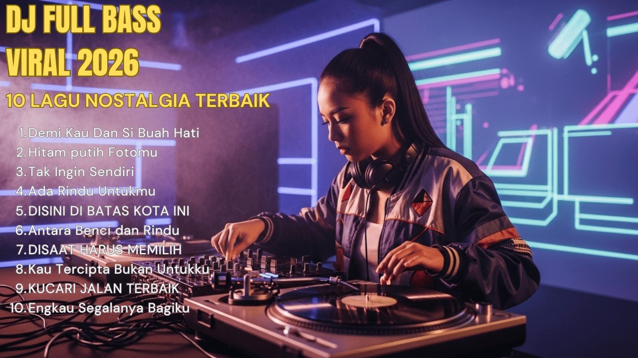 MALAM PALING PAS DENGERIN INI 🌙 DJ FULL BASS NOSTALGIA 2026