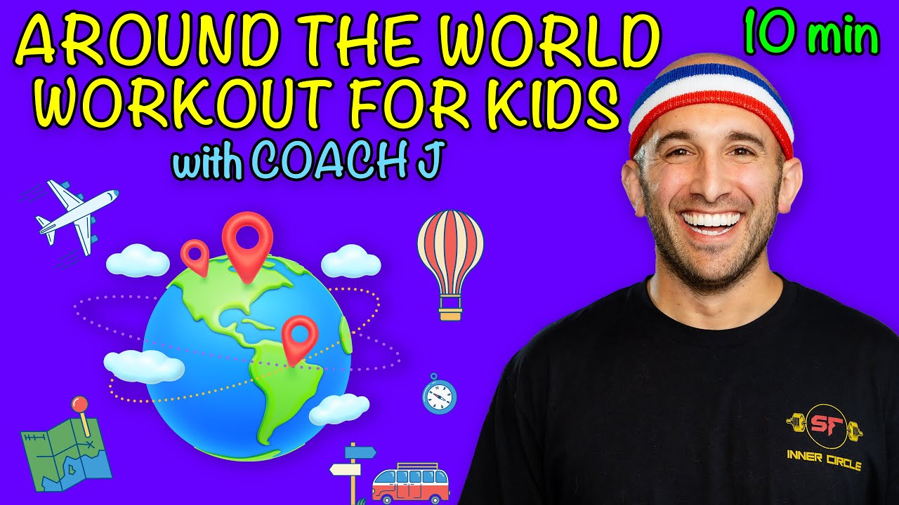 AROUND THE WORLD Workout for Kids